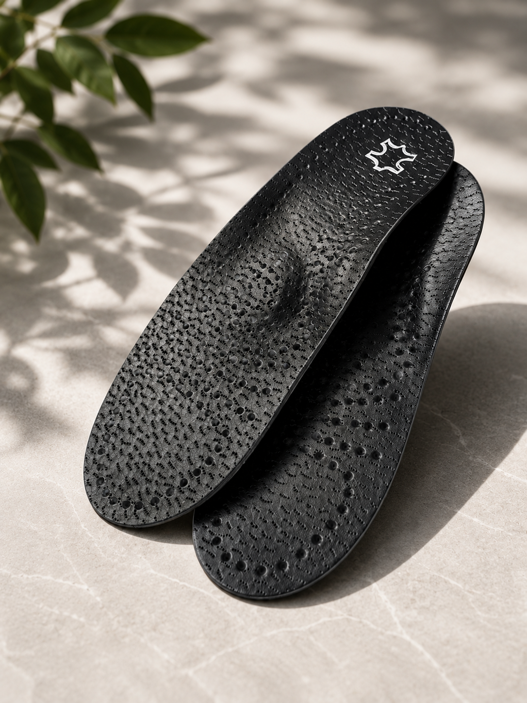 Verynov™ Leather Orthopedic Insoles (Black)