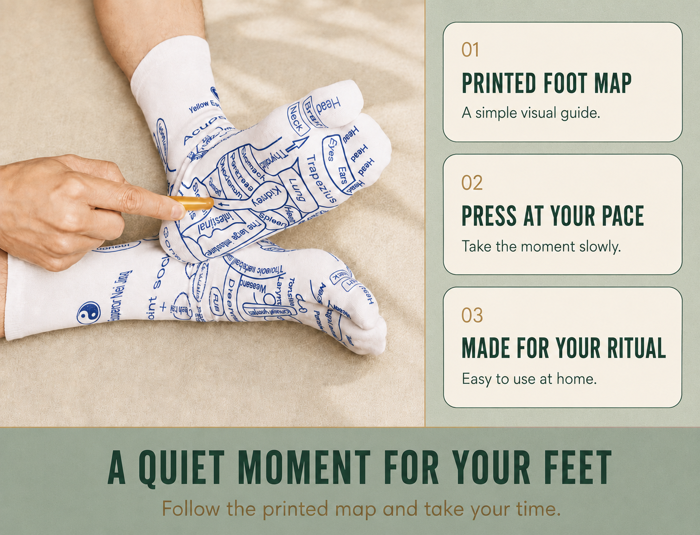 Verynov™ Reflexology Massage Socks Set